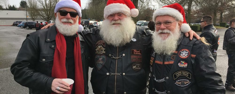 Santas from the Salem Toy Run